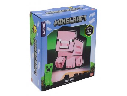 Lampička Minecraft - Prasátko Box