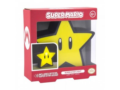 Lampička se zvukem Super Mario - Star