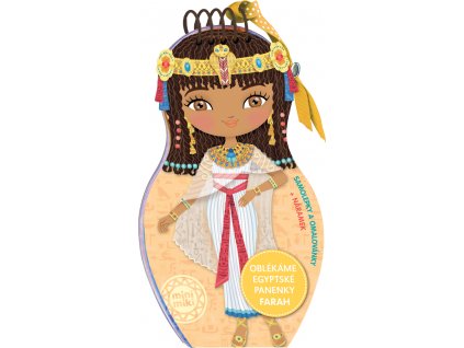 Oblékáme egyptské panenky FARAH – Omalovánky