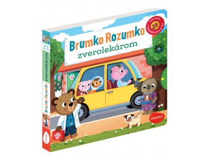 BRUMKO ROZUMKO ZVEROLEKÁROM – Obrázky s pohyblivými prvkami