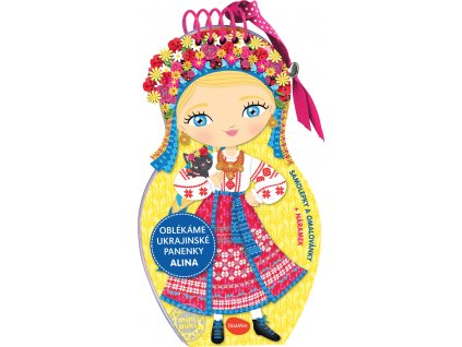Oblékáme ukrajinské panenky ALINA – Omalovánky