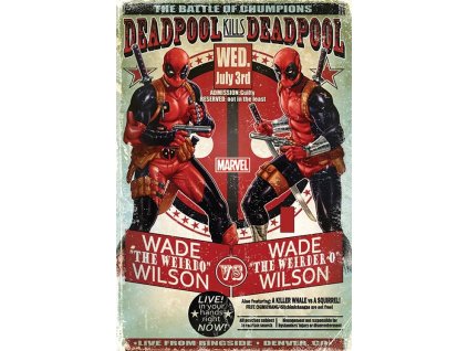 plakát deadpool wade vs wade