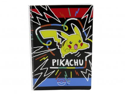 Kroužkový blok A4 Pokémon - Colourful Pikachu