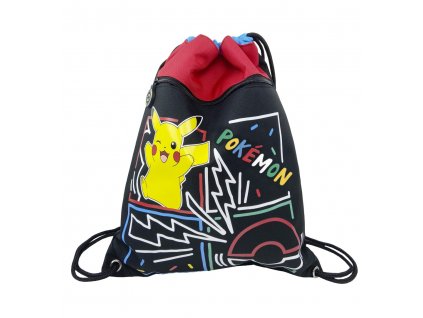 Sáček na záda Pokémon - Colourful Pikachu