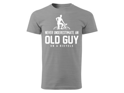 DL01 018GR Old guy on a bicycle