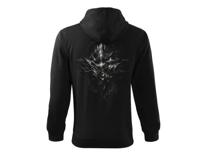 MG02 004 Mikina Black Frequency Echoes in Dark BACK