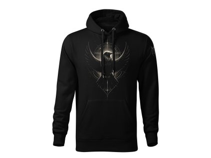 MG02 007 Mikina Cape Raven Signal Echoes in Dark FRONT