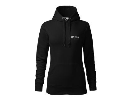 Zasella damska mikina cape black FRONT