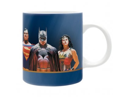 dc comics mug 320ml bat sup ww justice subli box x2