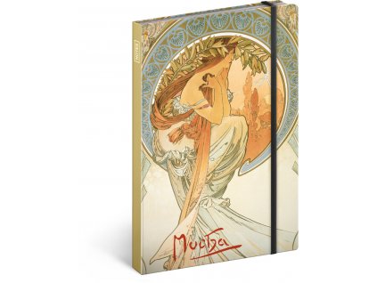 notes alfons mucha poezie linkovany 13 x 21 cm 758105 15