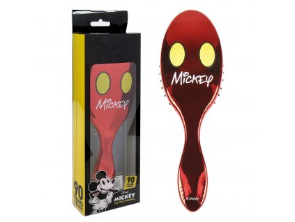 hřeben mickey mouse hairbrush červený red