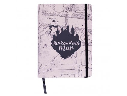 harry potter blok zapisnik pobertuv planek marauders map