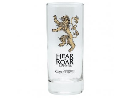 hra o truny game of thrones sklenice lannister hear me roar