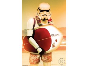 poster plakat Stormtrooper Surf star wars