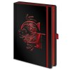 Luxusní blok A5 Harry Potter - Nebelvír, černý