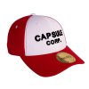 dragon ball cap red white capsule corp