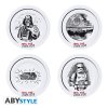 star wars set of 4 plates join the dark side
