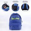 rick and morty casual batoh modry logo 5