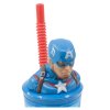 marvel avengers plastova lahev s figurkou a brckem 3d figurine tumbler 360 ml avengers invincible force captain america 4