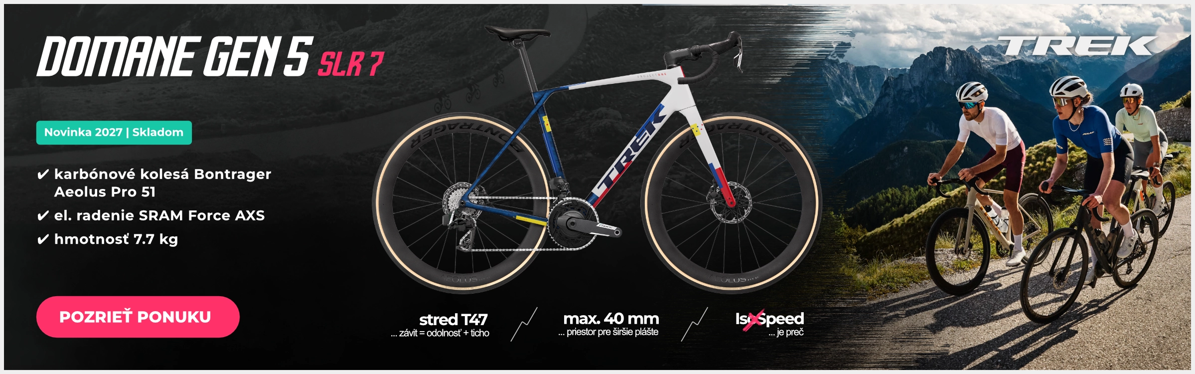 Domane SLR 7 v Grounde Skladom - novinka modelového radu 2027