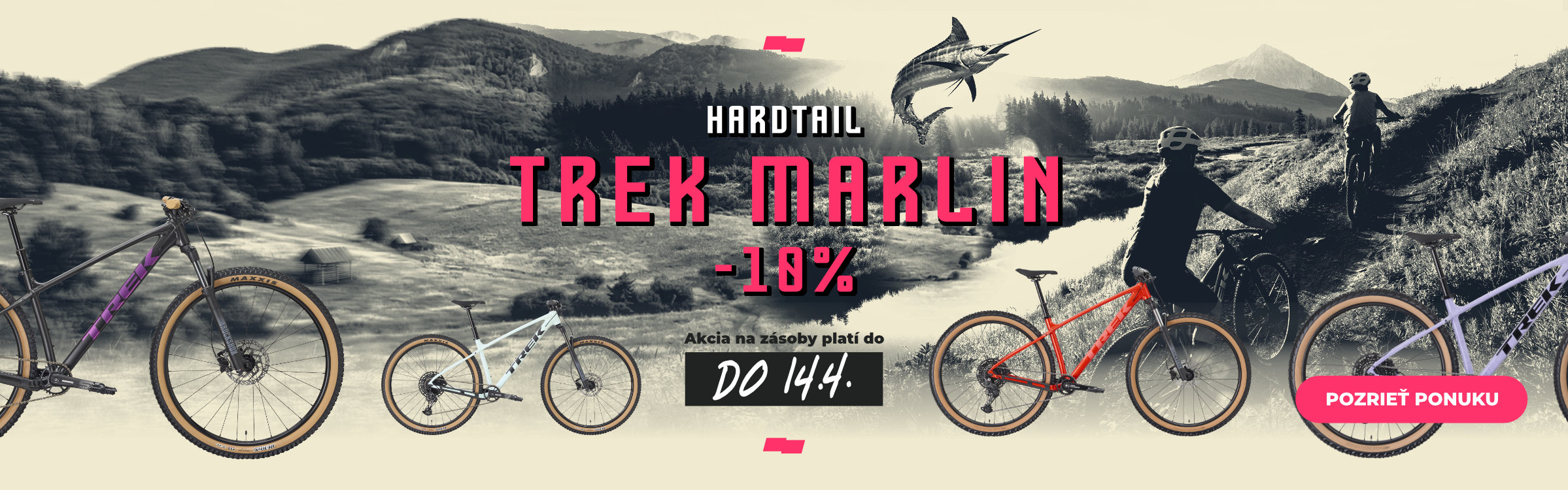 Trek Marlin so zľavou 10%