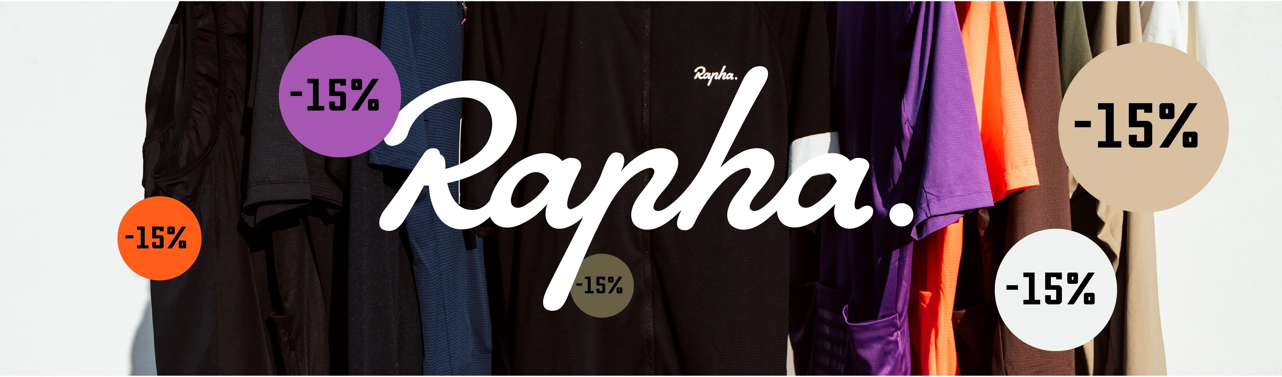 15 percent na značku Rapha