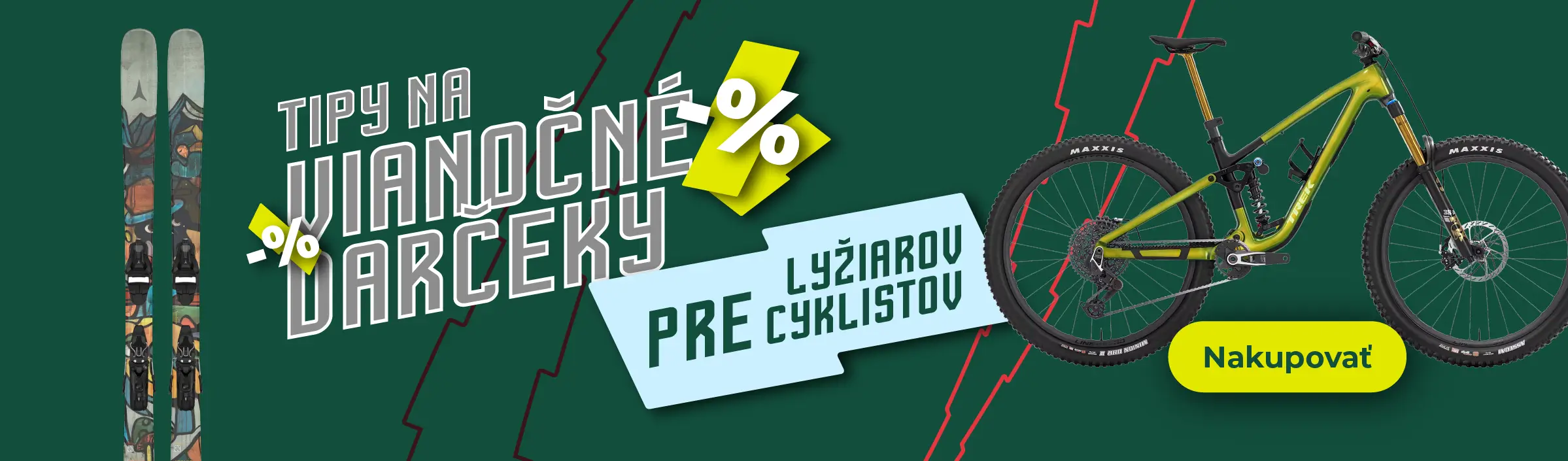 Tipy na vianočné darčeky pre cyklistov a lyžiarov