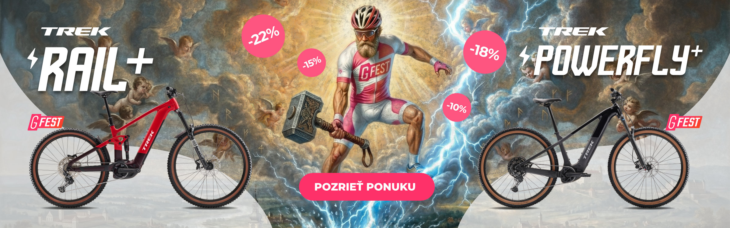 Elektrobicykle Trek Rail a Powerfly v zľave