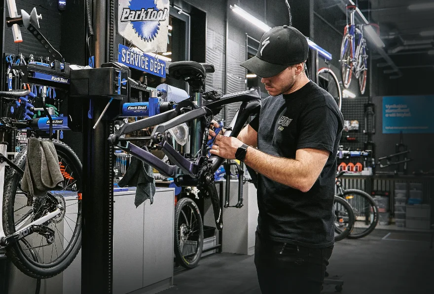 Moderne vybavený servis bicyklov a elektrobicyklov v Trnave