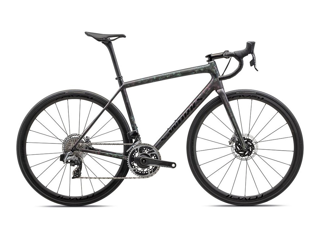 SPECIALIZED S-Works Aethos - SRAM Red eTap AXS GLOSS OBSIDIAN/LAPIS + ABALONE ORGANIC COLOR RUN/OBSIDIAN