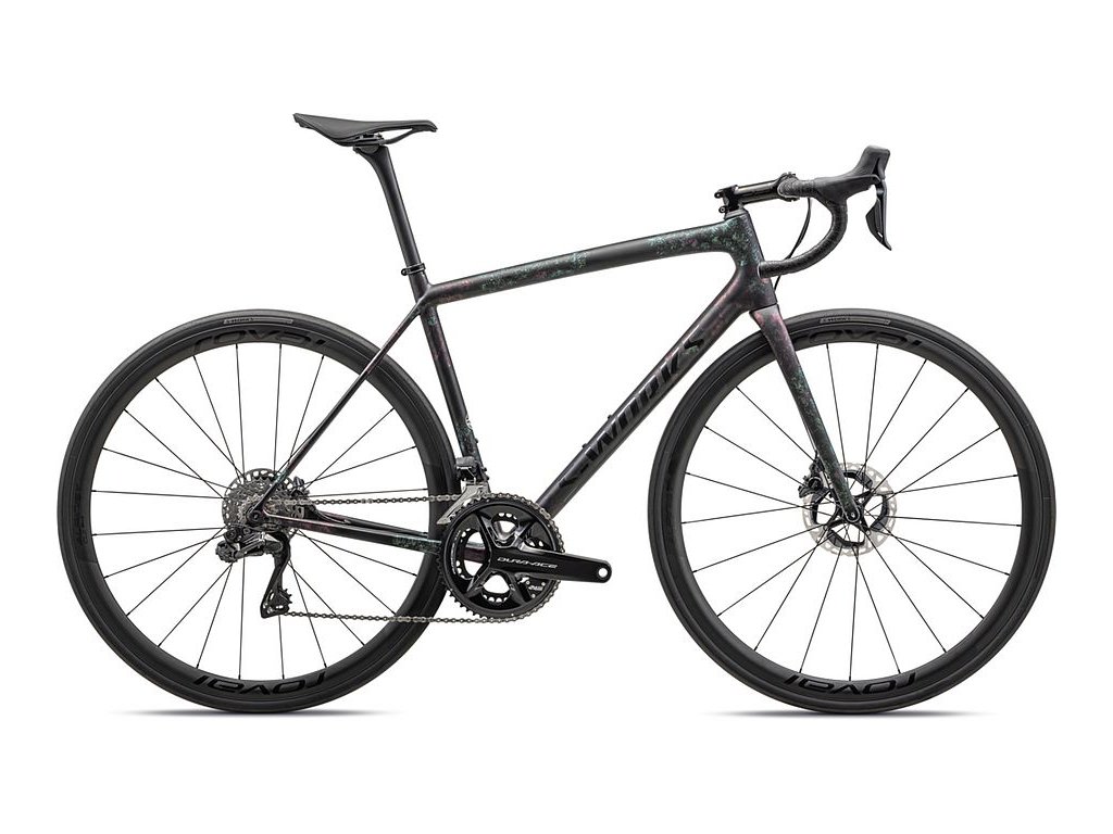 SPECIALIZED S-Works Aethos - Dura-Ace Di2 GLOSS OBSIDIAN/LAPIS + ABALONE ORGANIC COLOR RUN/OBSIDIAN