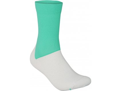 POC Essential Road Sock Fluorite Green/White