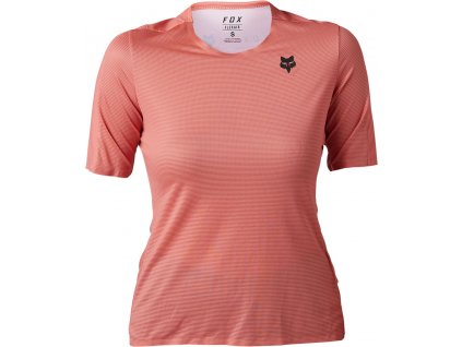 FOX W Flexair Ascent SS Jersey Salmon