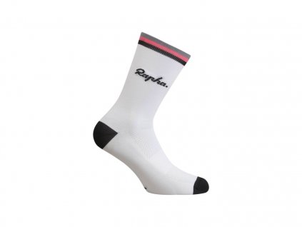 Rapha ponožky Logo BIELA