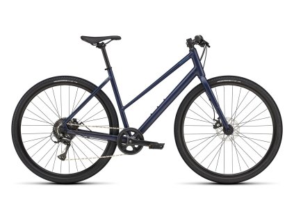 Specialized Sirrus X 1.0 Step-Through Satin Deep Marine / Grey Blue Reflective