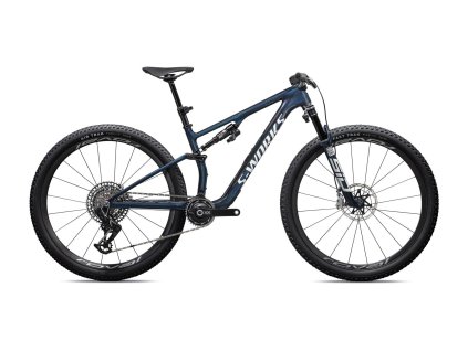 Specialized S-Works Epic 8 Gloss Cyan Blue Pearl / Metallic White Silver