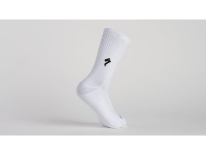 Specialized Cotton Tall Socks White (Veľkosť M)