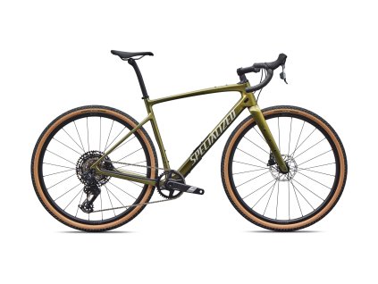 Specialized Diverge 4 Comp Carbon - SRAM Apex AXS/S1000 Laurel Green Metallic/Dolomite Metallic (Veľkosť 49)
