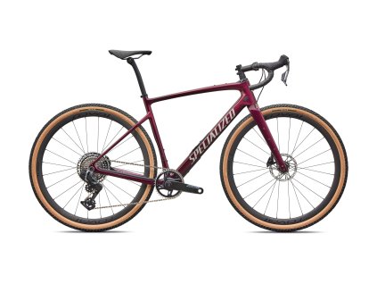 Specialized Diverge 4 Pro - SRAM Force XPLR Bordeaux Metallic/Pearl/Dolomite (Veľkosť 49)