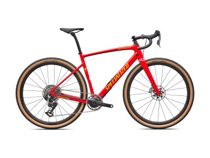 Specialized Diverge 4 Pro LTD - SRAM RED XPLR Gloss Vivid Red Yellow LTD (Veľkosť 49)