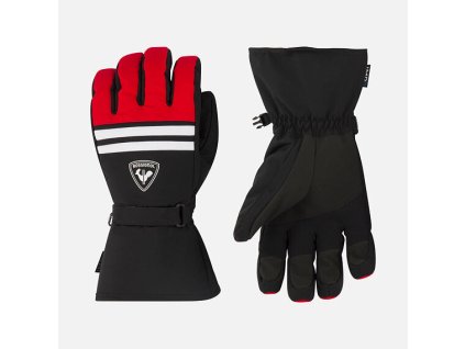 Rossignol Pánske lyžiarske rukavice ACTION IMPR SPORTS RED