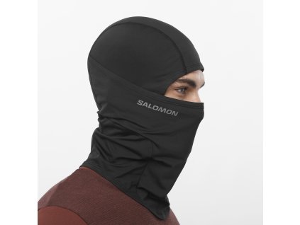 Čiapka Salomon ABSOLUTE BALACLAVA-DEEP BLACK DEEP BLACK (Veľkosť OSFA)