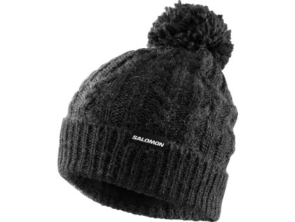 Čiapka Salomon IVY BEANIE-DEEP BLACK DEEP BLACK (Veľkosť OSFW)