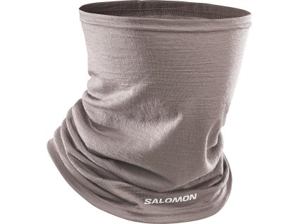 Čiapka Salomon MERINO NECK GAITER U-IRON IRON (Veľkosť NS)