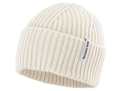 Čiapka Salomon SNOWBIRD BEANIE U-WHISPER WHITE WHISPER WHITE (Veľkosť OSFA)