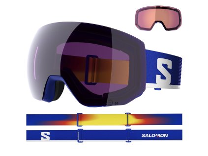 Unisex okuliare Salomon RADIUM PRO SIGMA RACE/SB/LB Race Blue (Veľkosť NS)