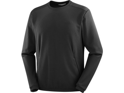 Oblečenie Salomon MOTOMESH CREWNECK M-DEEP BLACK DEEP BLACK (Veľkosť S)