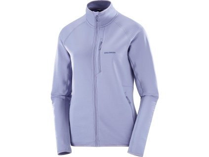 Oblečenie Salomon SNTIAL LIGHTWARM FZ W-BLUE GRANITE BLUE GRANITE (Veľkosť XS)
