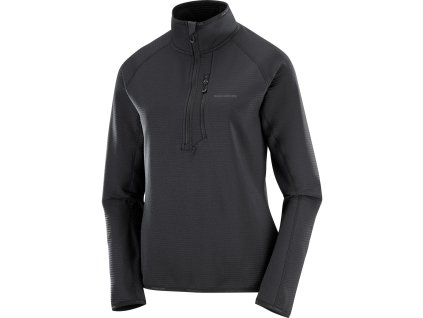 Oblečenie Salomon SNTIAL LIGHTWARM HZ W-DEEP BLACK DEEP BLACK (Veľkosť XS)