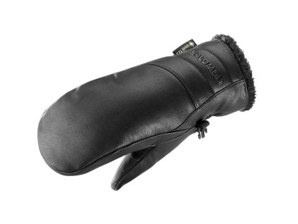 Rukavice Salomon NATIVE GORE - TEX MITTEN-DEEP BLACK DEEP BLACK (Veľkosť XS)